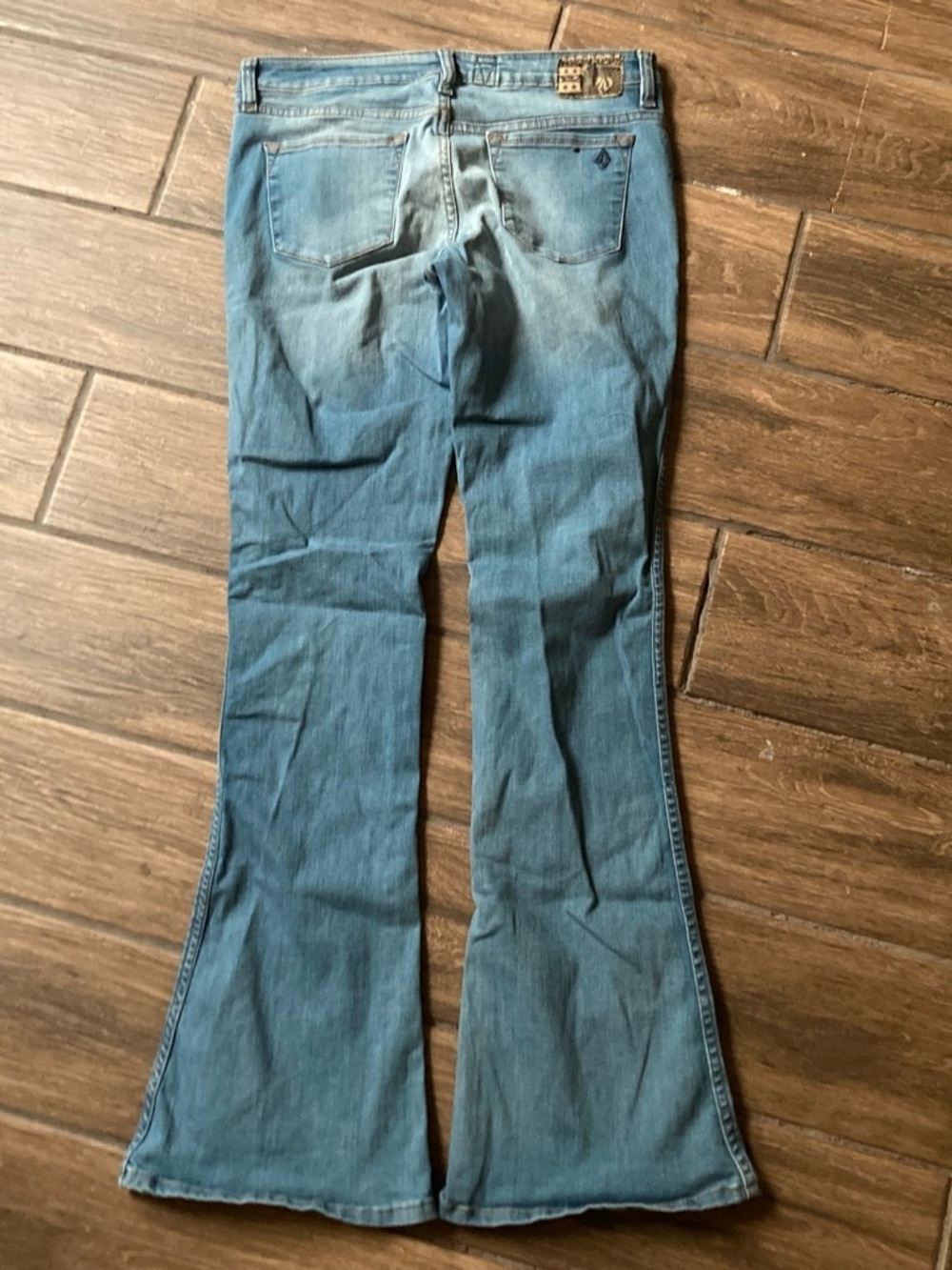 Volcom blue flared jeans